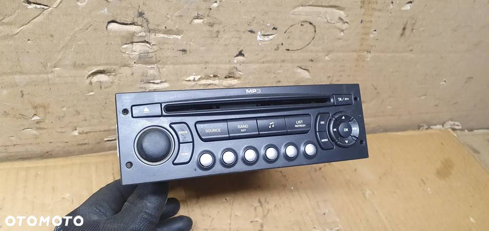 Radio radioodtwarzacz oryginał Citroen C5 III 9663080277 - 2