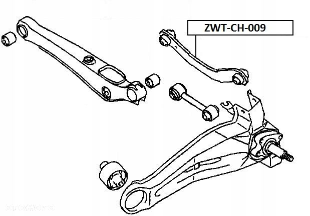 WAHACZ TYŁ DODGE CALIBER JEEP COMPASS PATRIOT 06- - 6