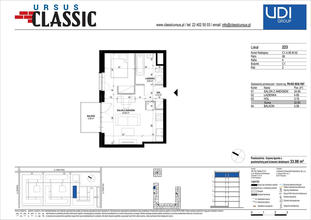 Ursus Classic | mieszkanie 1-pok. |C1_223 - Pełny obrazek: 2/7