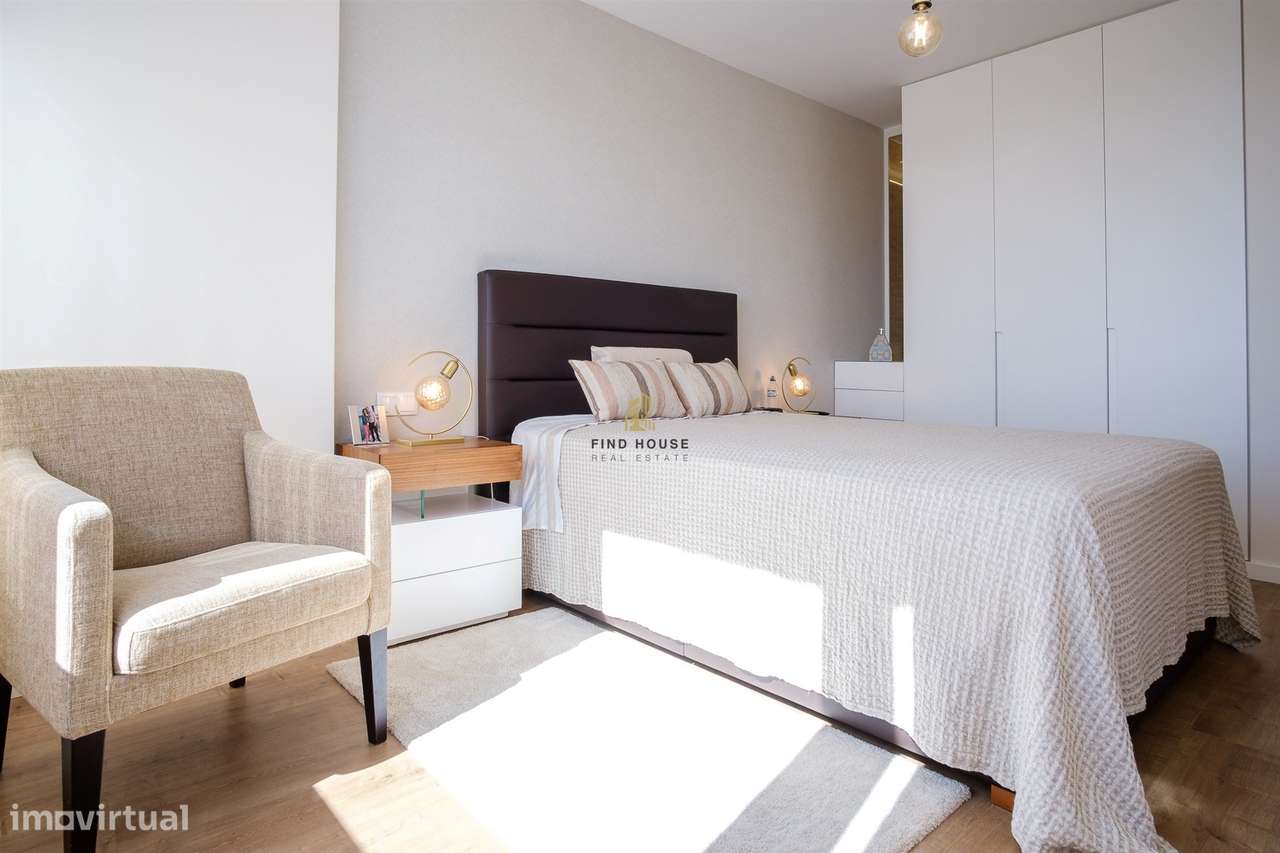 T2 com vista mar, garagem e arrecadação em Condomínio com piscina e ja-40