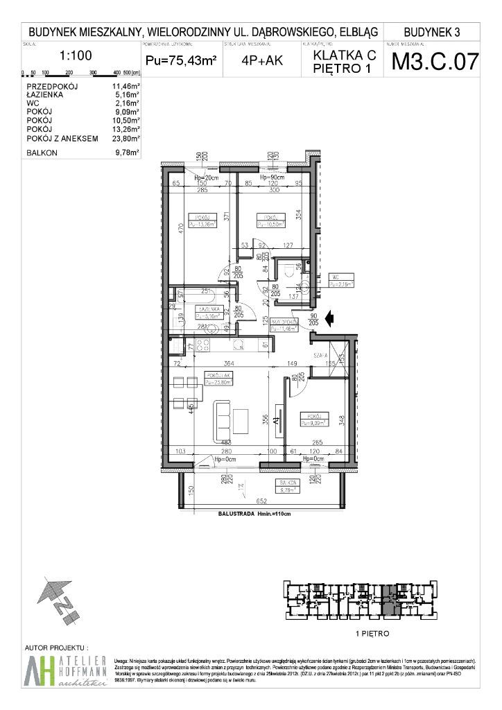 M.3.C.07 - nowe mieszkanie na zielonym osiedlu