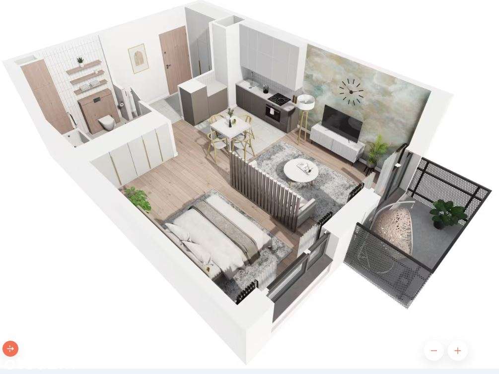 2 Pokoje w TOP lokalizacji - Jeżyce - Promocyjna CENA - Smart Home - Pełny obrazek: 5/12