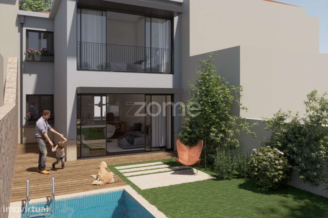 Moradia T3 para reabilitar com Projeto Arquitetura aprovado em Valbom - Grande imagem: 2/20