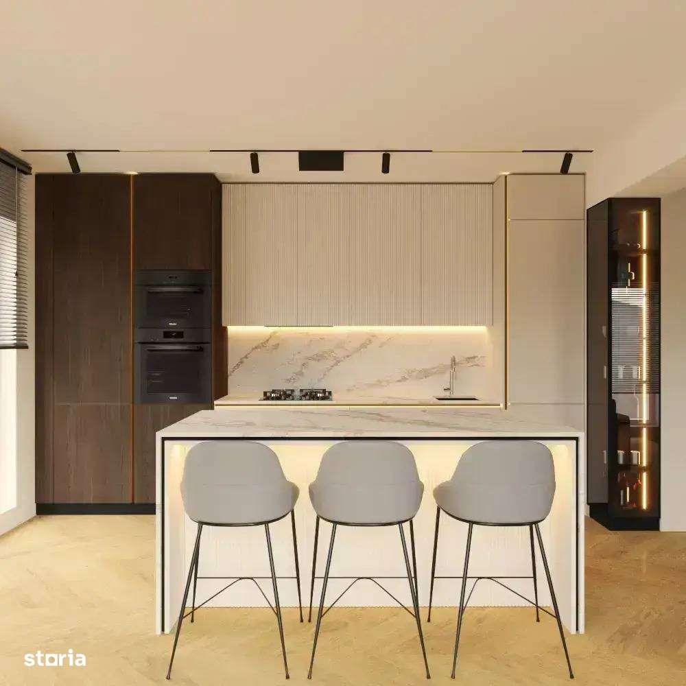 Penthouse 3 camere 86mp cu terasa panoramica de 56mp, Lift, Centrala-2