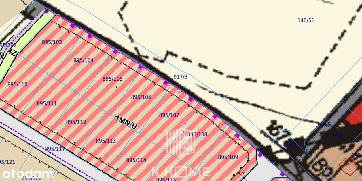 działka 1057m2/zabudowa jednorodzinna - Pełny obrazek: 5/6