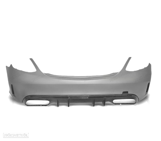 PARA-CHOQUE TRASEIRO PARA MERCEDES CLASSE C W205 4P 19- LOOK C43 - 2