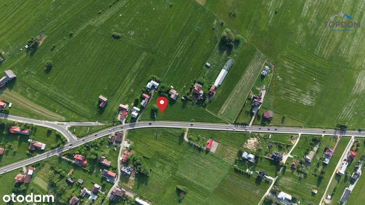 Działka inwestycyjna przy drodze głównej tuż przed Białką Tatrzańską-12