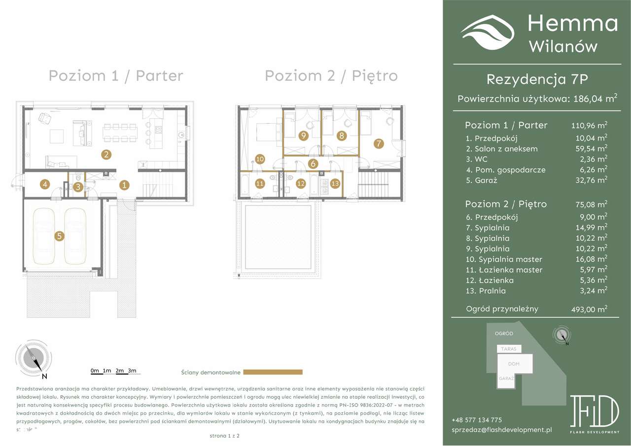 5-pokojowy dom 186m2 + ogródek Bez Prowizji - Pełny obrazek: 2/7