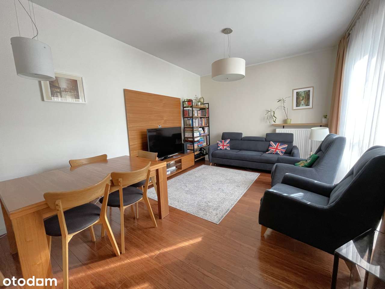 Mieszkanie 81,7 m2 na Wilanowie, 3 pokoje + 2 łazienki, Bezpośrednio - Pełny obrazek: 2/14