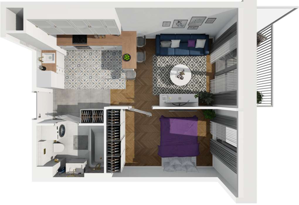 OKAZJA > 2 pokoje > Balkon > doskonała lokalizacja !-1