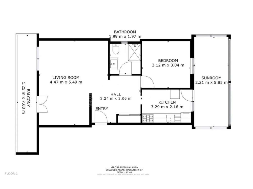 EXCLUSIVO - Apartamento T2 convertido em T1 - totalmente renovado, ...-28