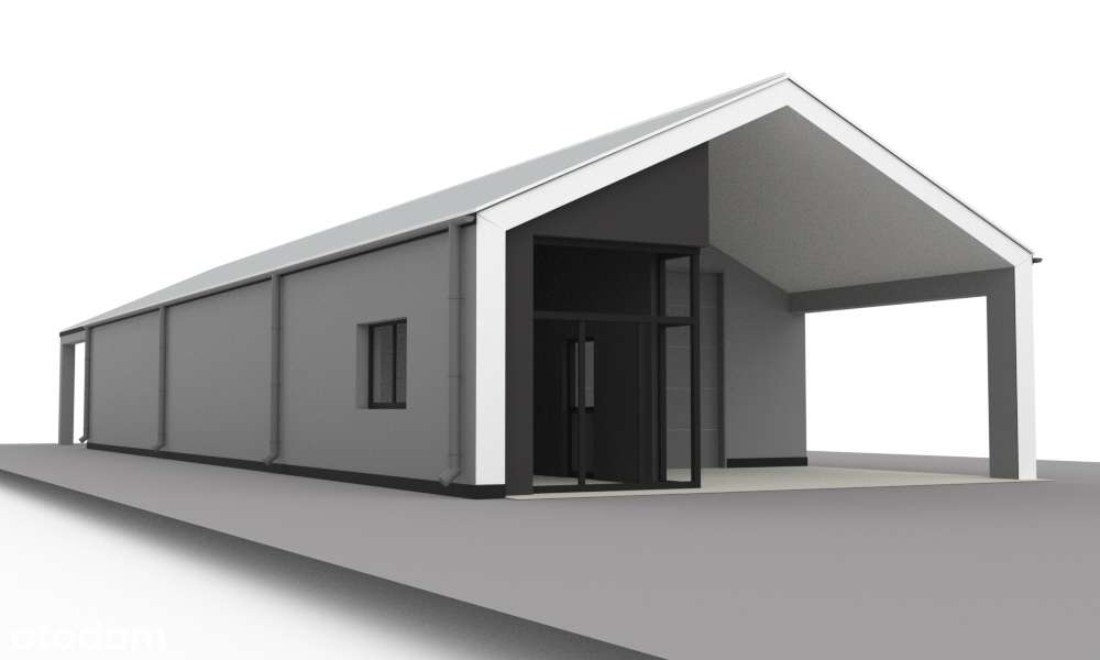 Nowa Hala Magazyn Biuro 300m2 działka 4700m2 10km od Białegostoku - Pełny obrazek: 2/5