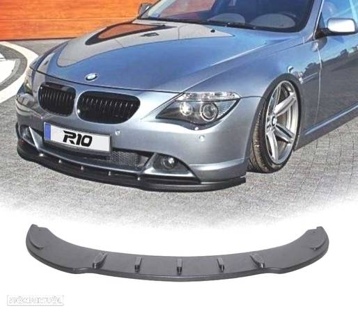 SPOILER LIP FRONTAL PARA BMW E63 PRETO - 1