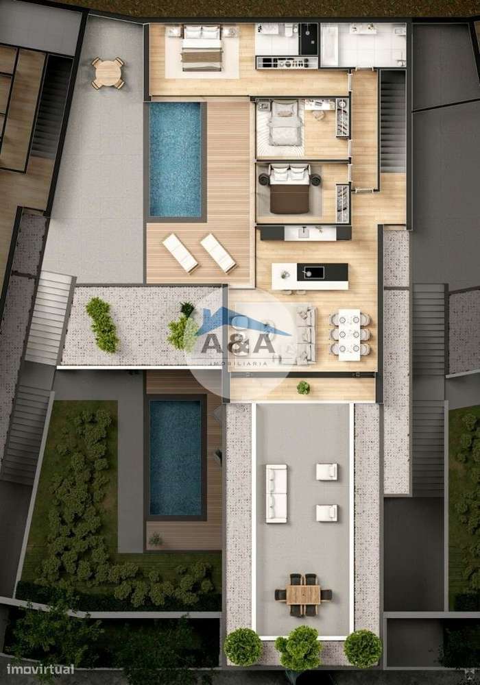 Um refúgio moderno entre o mar e a vila: um projeto exclusivo de Sã... - Grande imagem: 5/23