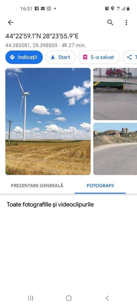 Teren la șosea cu deschidere 71ML, DN 2A com. N. Bălcescu, Consta - Imagine principală: 3/3