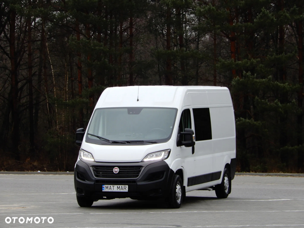 Fiat Ducato 2.3 MultiJet 140 Km 6-Cio Os.+ 957 Kg Ład. Brygadowy Doka Dubel Furgon Blaszak L3H2 40 Tys Km Przeb Stan Auta Fabrycznie Nowy - 1