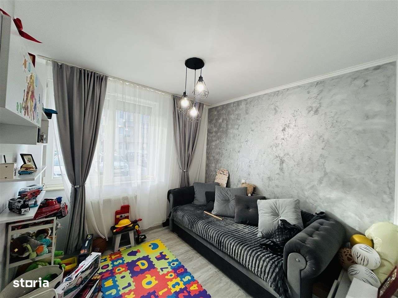 Apartament 2 camere, bucatarie separata, mobilat, utilat + parcare-3