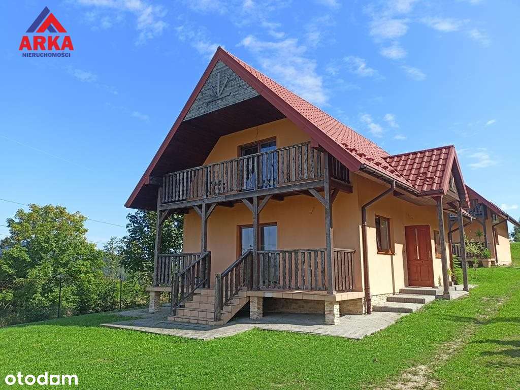 Dom na widokowej działce w Tymbarku-1