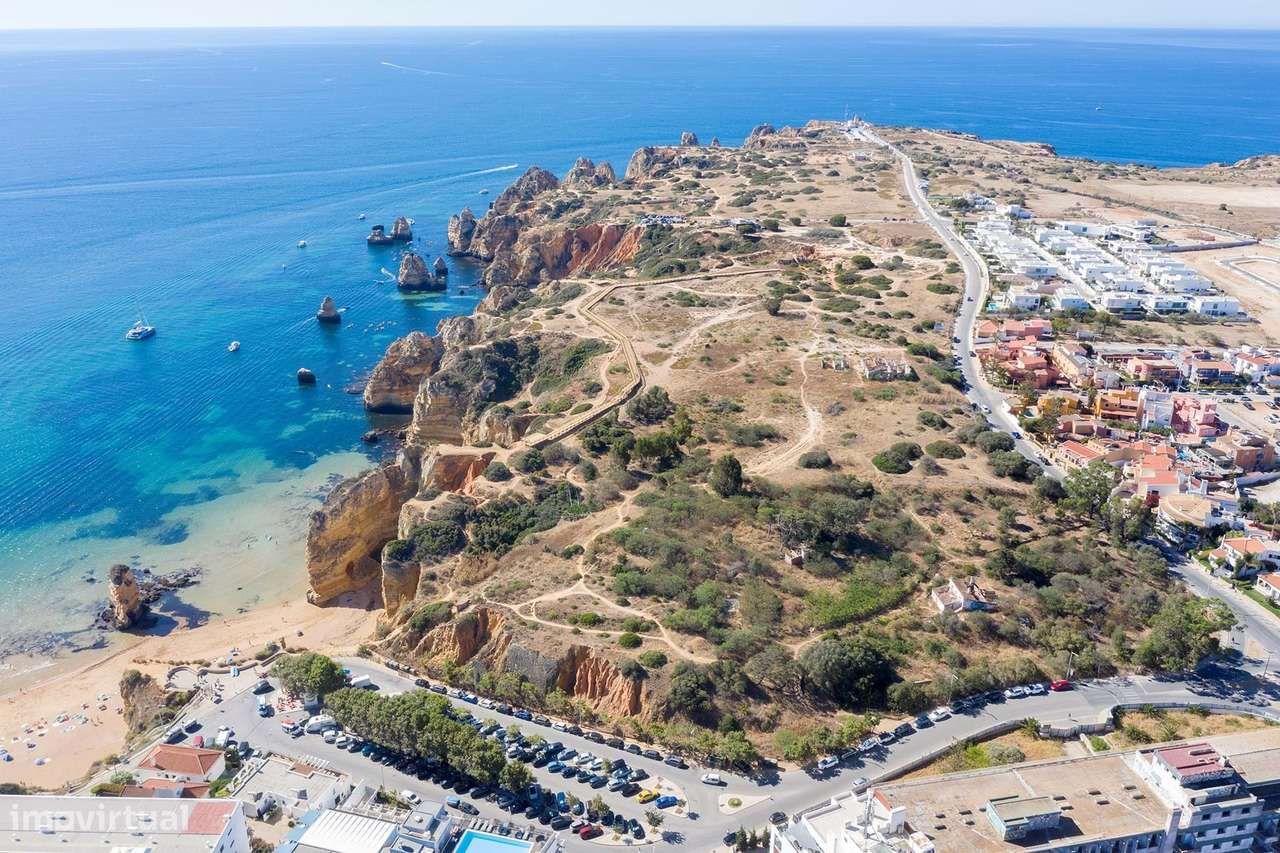 LOTE ÚNICO PARA CONSTRUÇÃO NO TOPO DA FALÉSIA COM PROJECTOS P/ 2 VIVEN - Grande imagem: 4/10