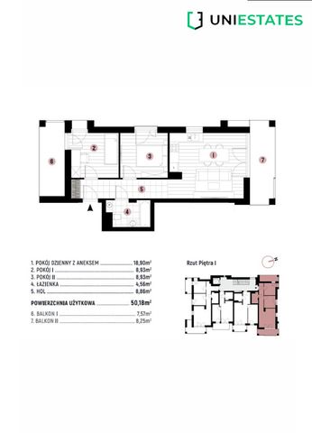 Piaskowa | Prądnik Biały | 3 pokoje | 50 m2 | 2024