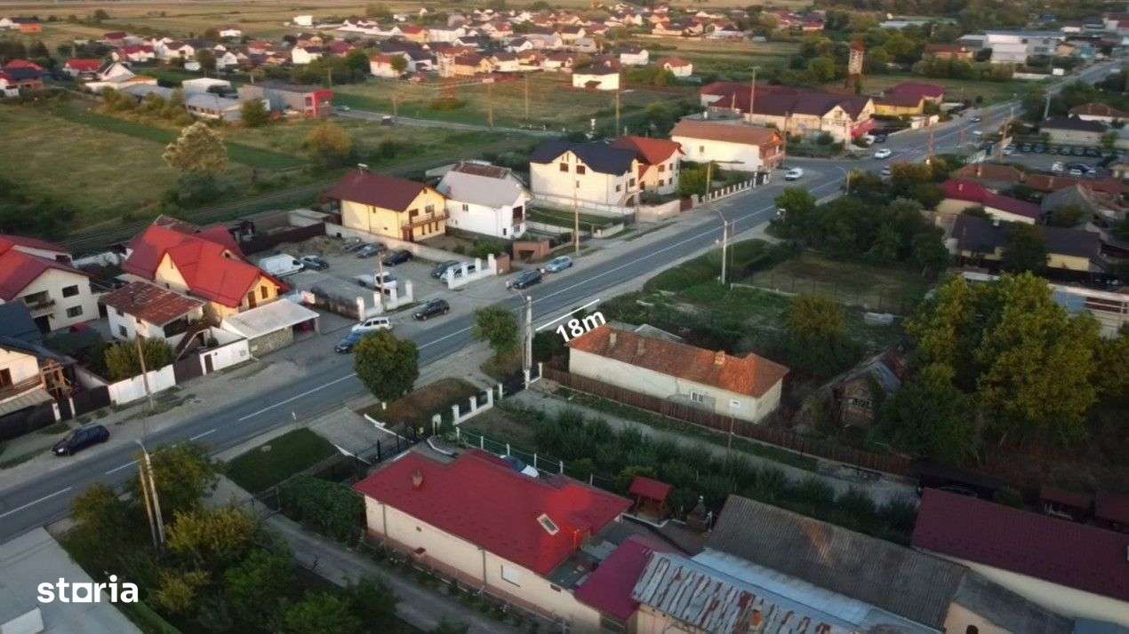 Investitie inteligenta Bascov: teren stradal cu constructii, DN7C-2