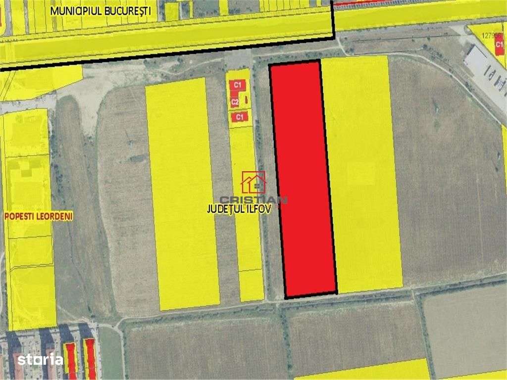 Vanzare teren Popesti Leordeni - Splaiul Unirii, ILFOV - Imagine principală: 2/2