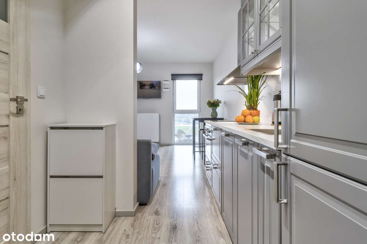 Bez prowizji! Wykończona kawalerka | Widok na Stadion Narodowy-2