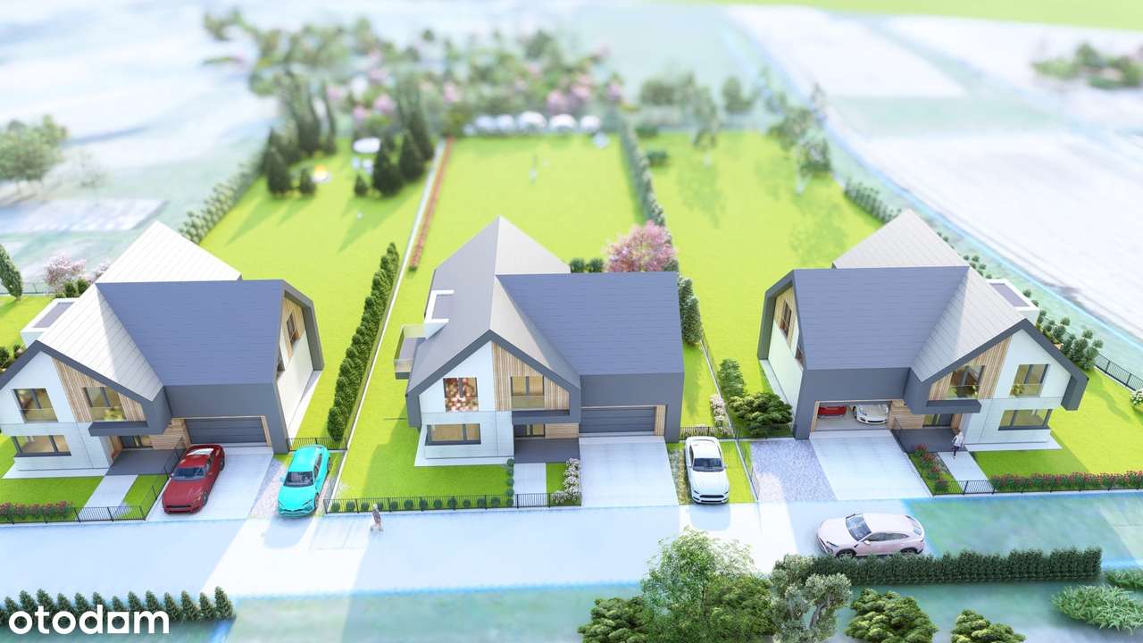 Nowoczesne domy PREMIUM |Zielonki | 226,84 m² | duże działki 15 ar