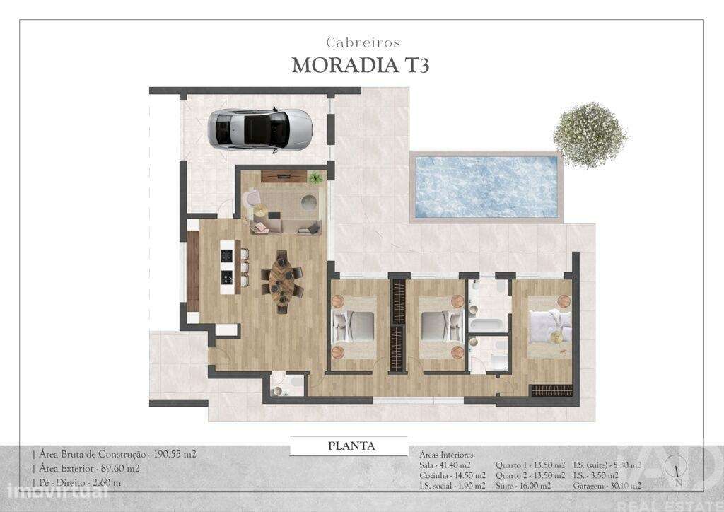 Casa / Villa T3 em Salir de Matos de 190,00 m2 - Grande imagem: 5/30
