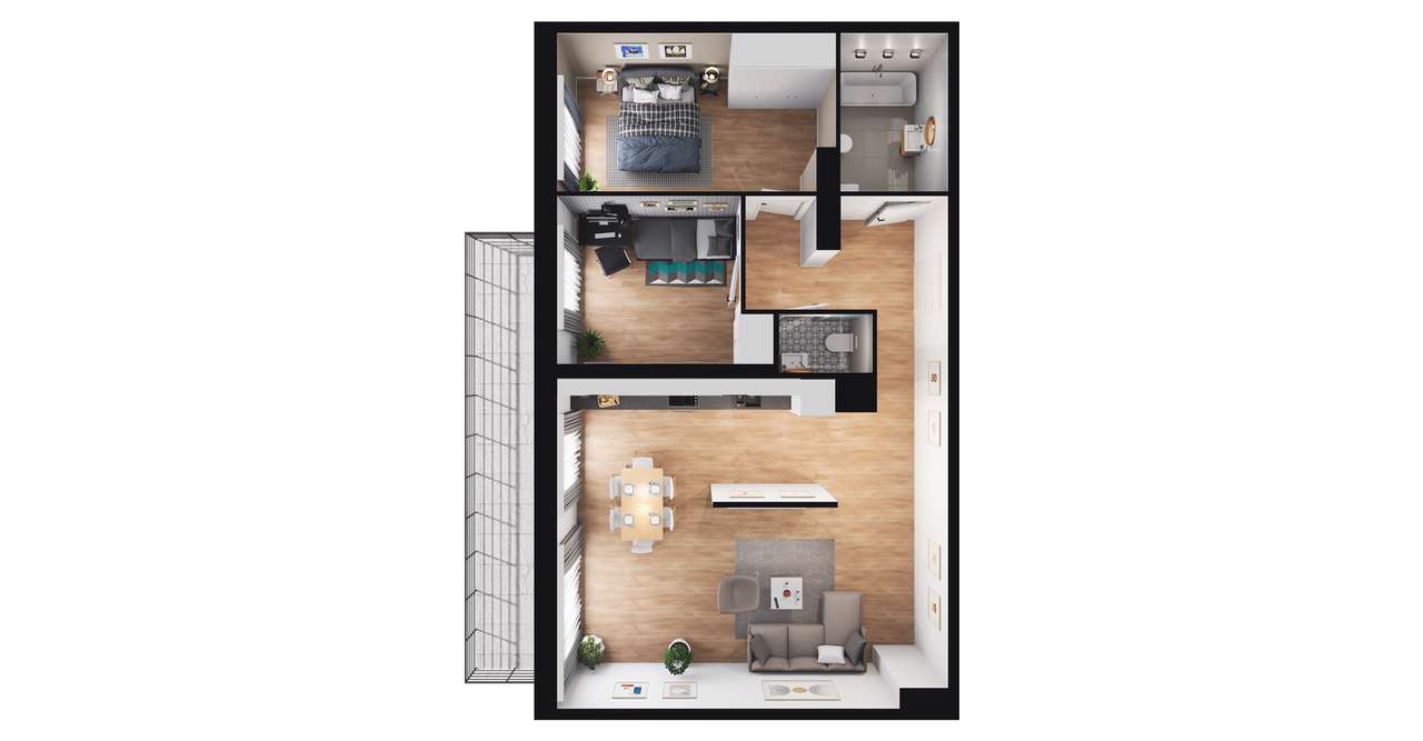 InPark | mieszkanie 3-pok. | 173 - Pełny obrazek: 3/9