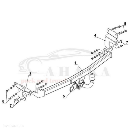 Hak Holowniczy Automat Do Hyundai I20 Ii Hatchback 2014-2020 - 3