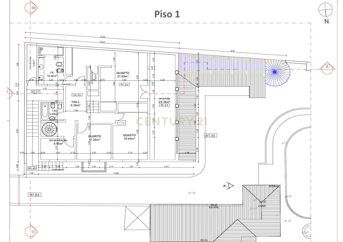 Distinta Moradia, com piscina e adega - perto de praias-40