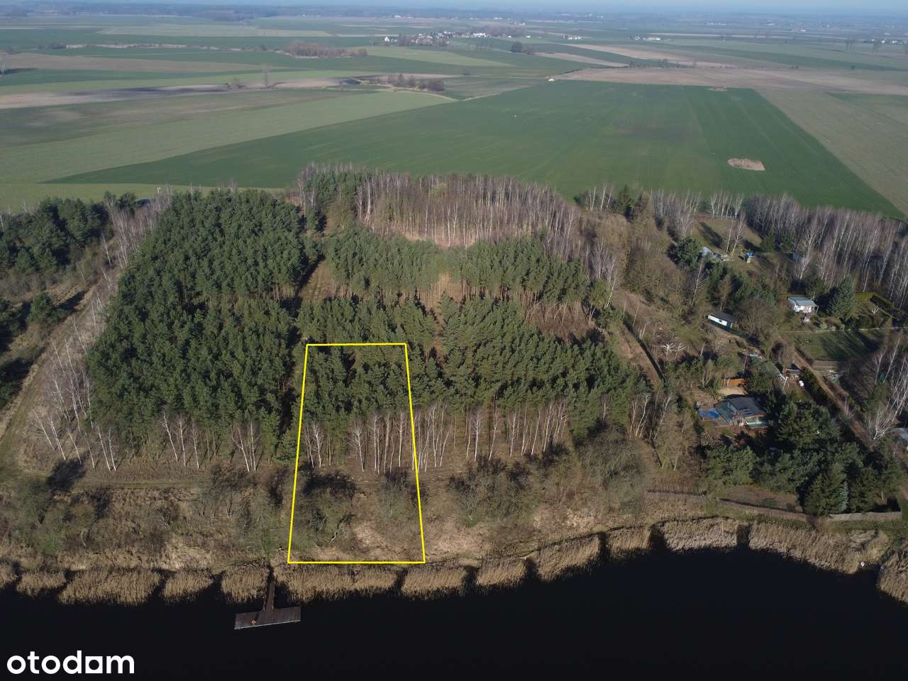 Działka z linią brzegową nad jeziorem | MPZP | Prąd na działce | VAT23 - Pełny obrazek: 4/16