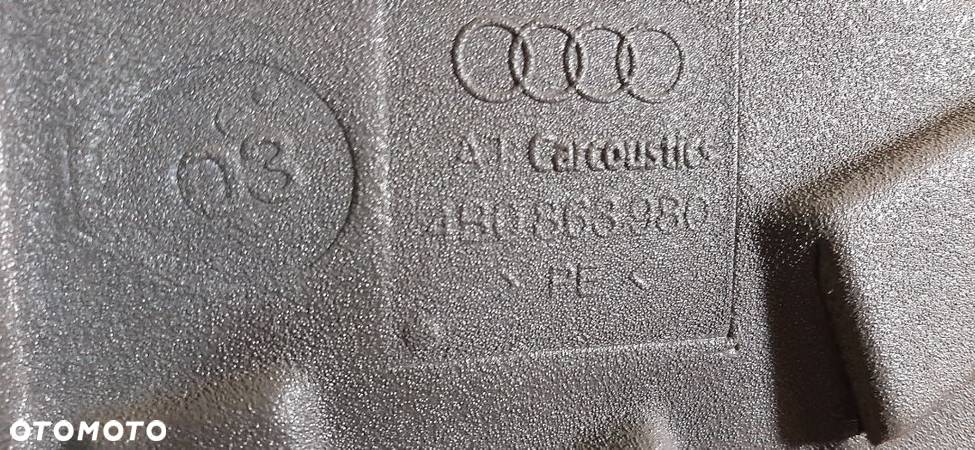 Boczek tapicerka drzwi Audi A6 C5 Prawy przód Anglik głośniki instalacja wygłuszenie - 9