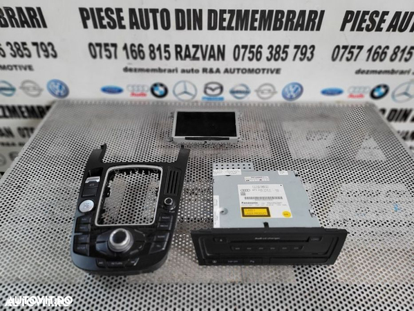 Display Navigatie Tastatura Consola Centrala Unitate Magazie Cd Buton Frana De Mana Audi A4 B8 A5 S5 - 2