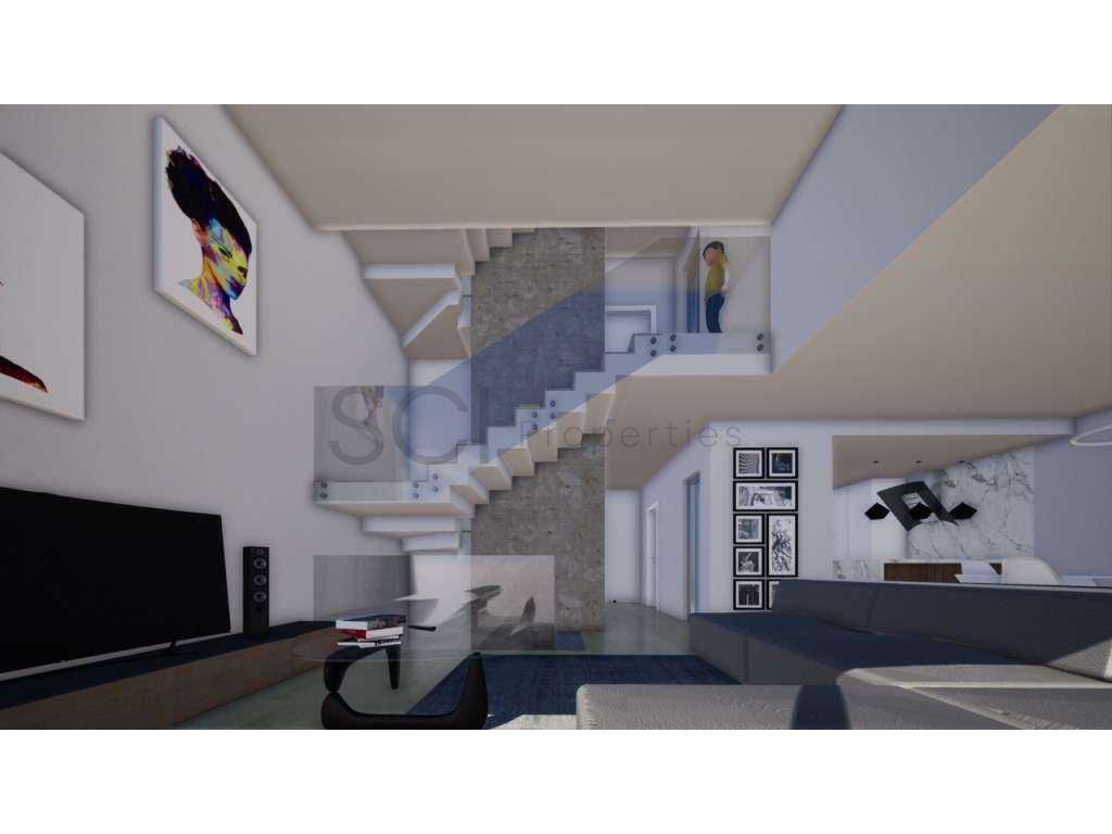 Terreno para moradia em banda | Parque Luso | Com Projecto - Grande imagem: 4/14