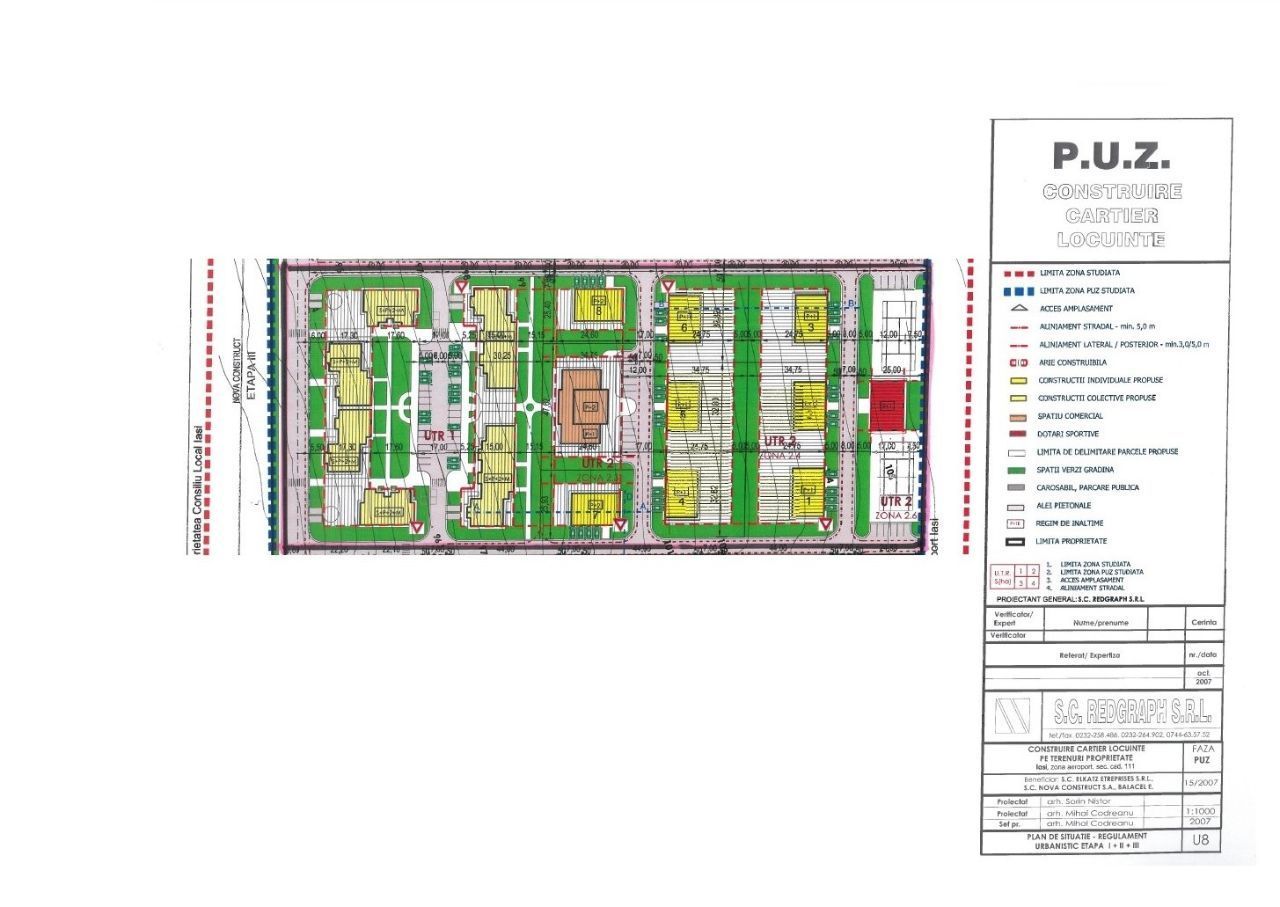 Teren langa Aeroport/PUZ aprobat locuinte colective si functiuni mixte