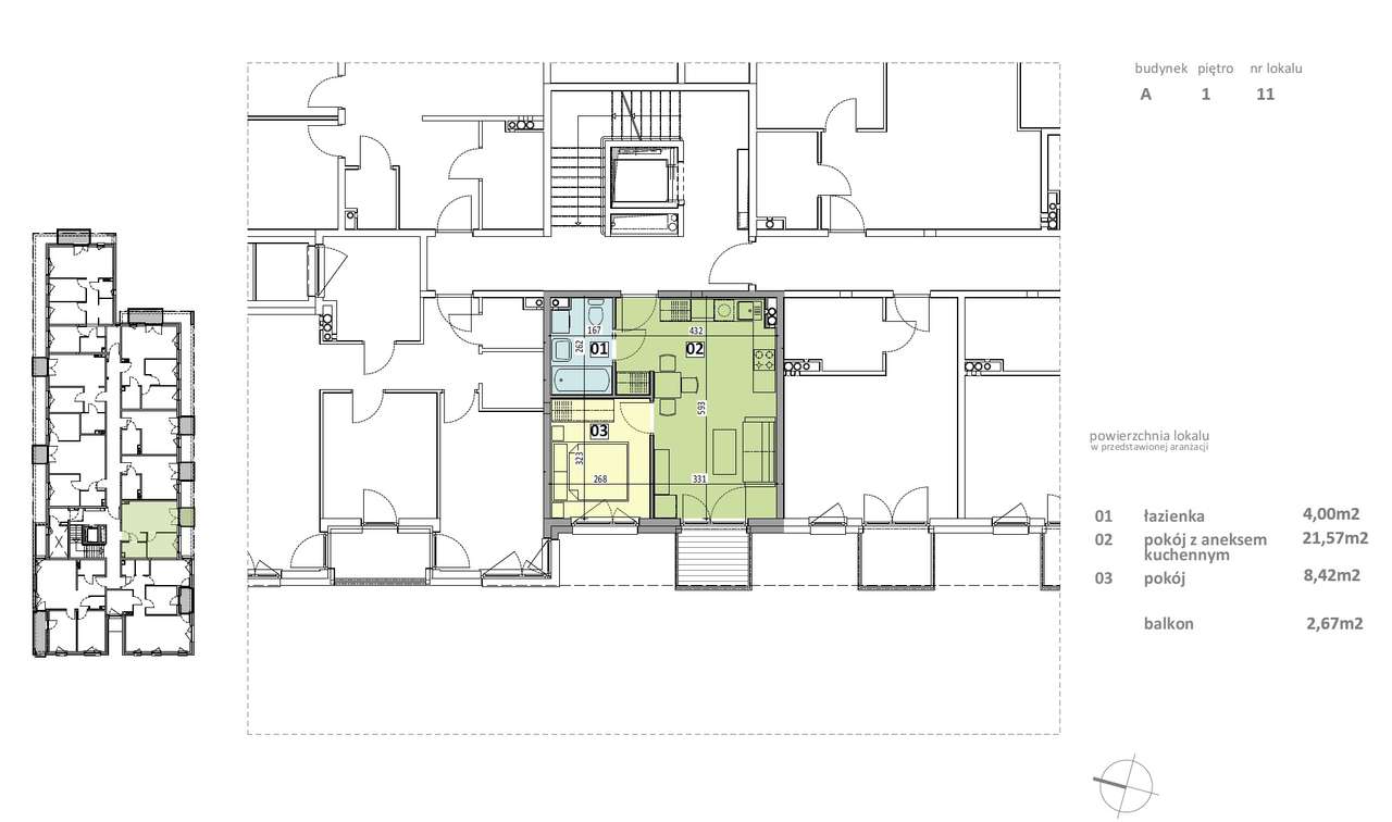 Na sprzedaż 2-pkojowe mieszkanie- Ruczaj, Kraków-7