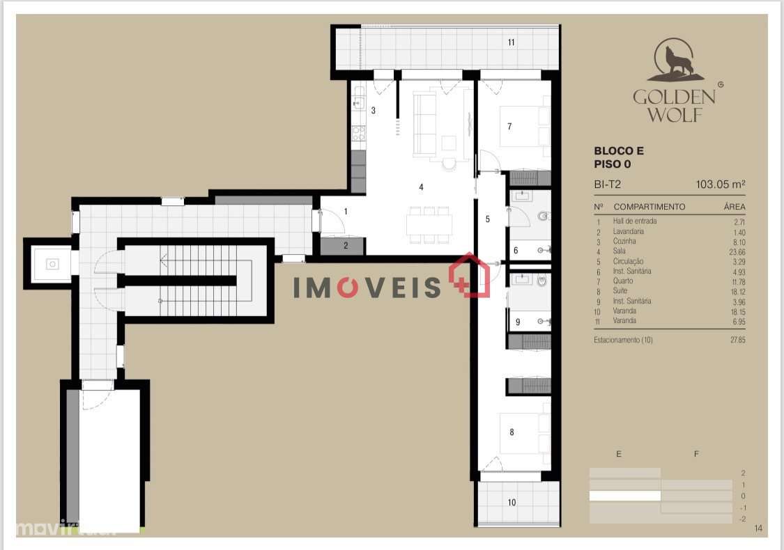 Apartamento T2 - Golden Wolf  - Telheiro, Leiria - Grande imagem: 4/24