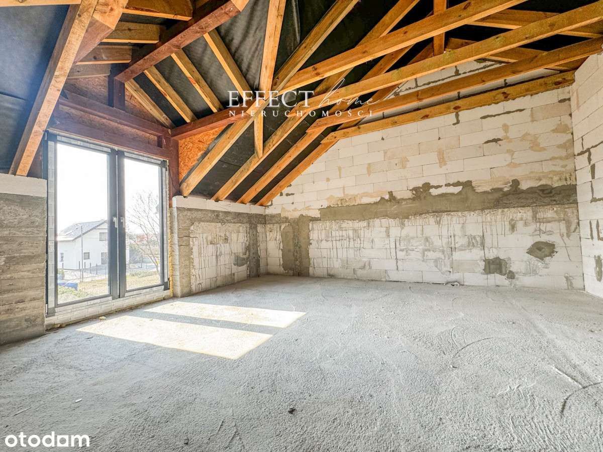 Dom w stanie surowym zamkniętym przy lesie-8