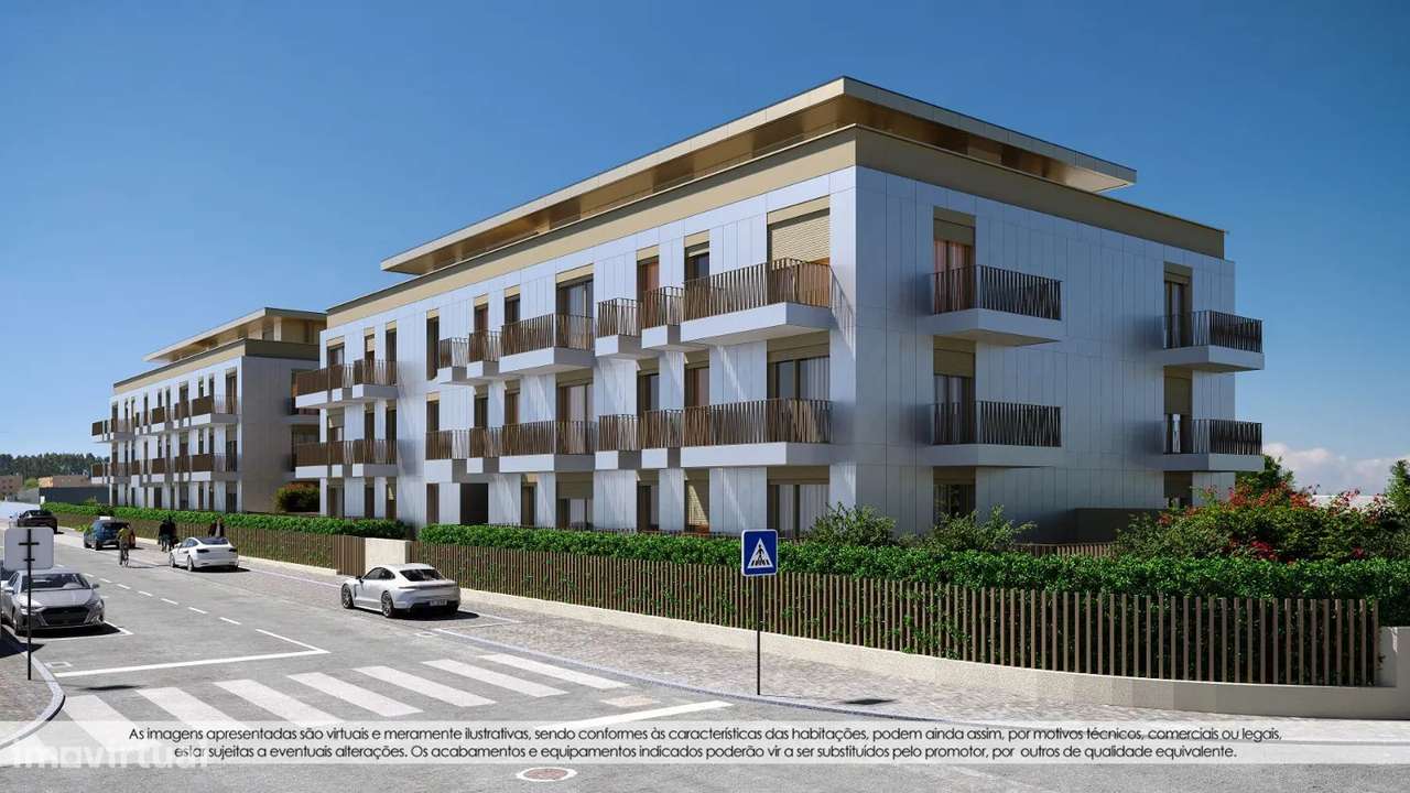 T2 Novo c/ Terraço e Lugar de Garagem Duplo em Arcozelo-14