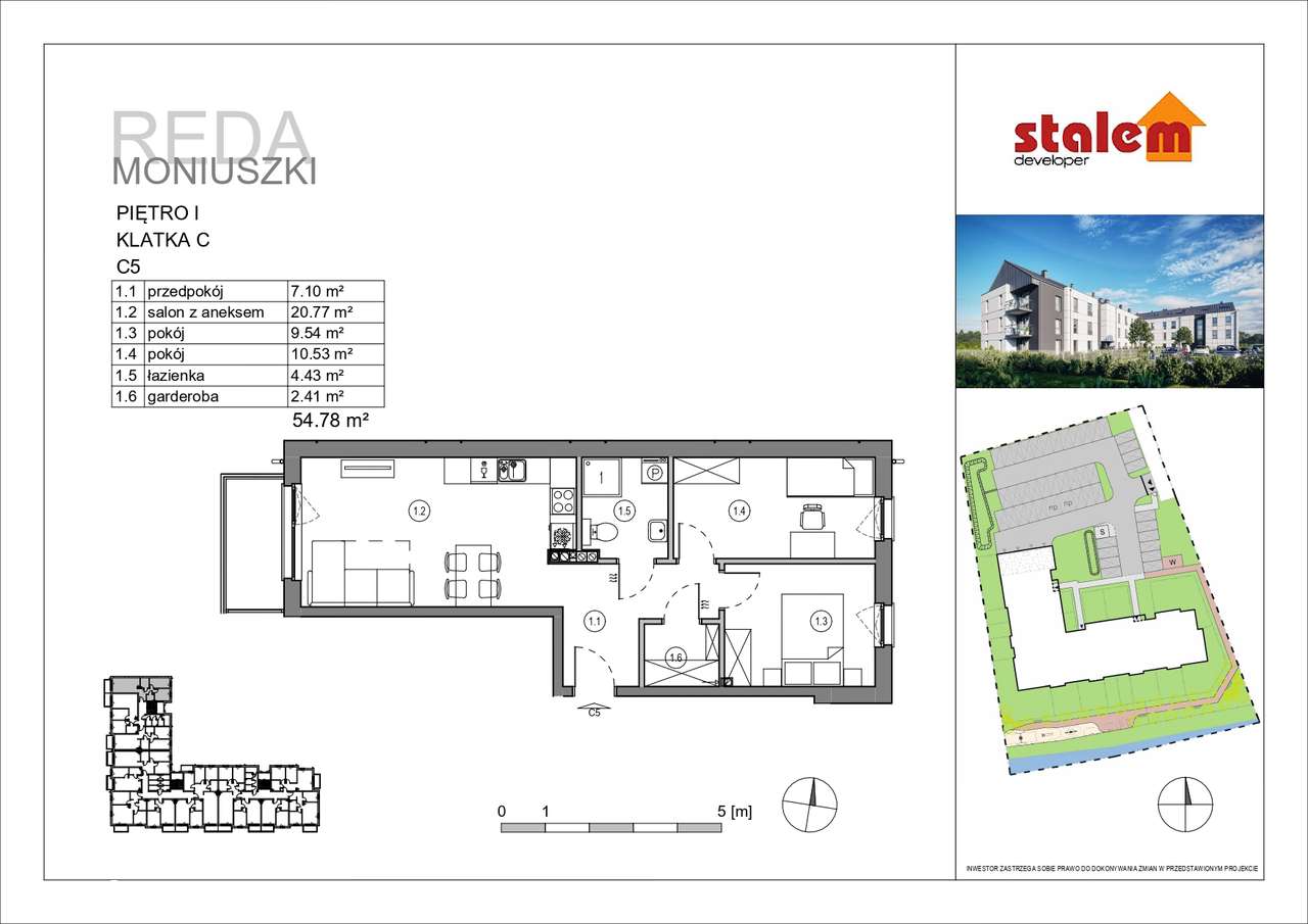 3-Pokojowe mieszkanie z balkonem blisko lasu I Bez prowizji - Pełny obrazek: 3/8