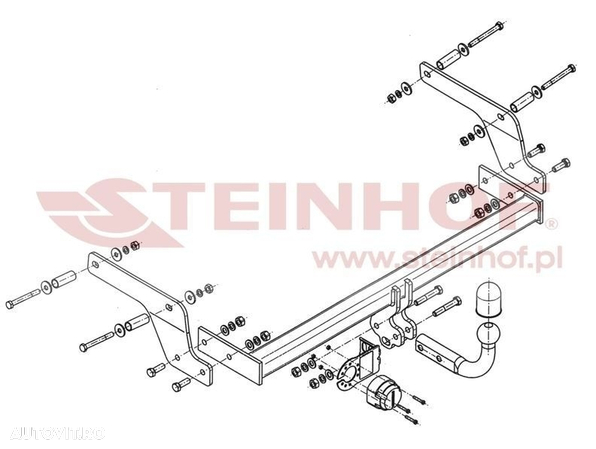 Carlig auto de remorcare Dacia Sandero dupa 2013 - 2