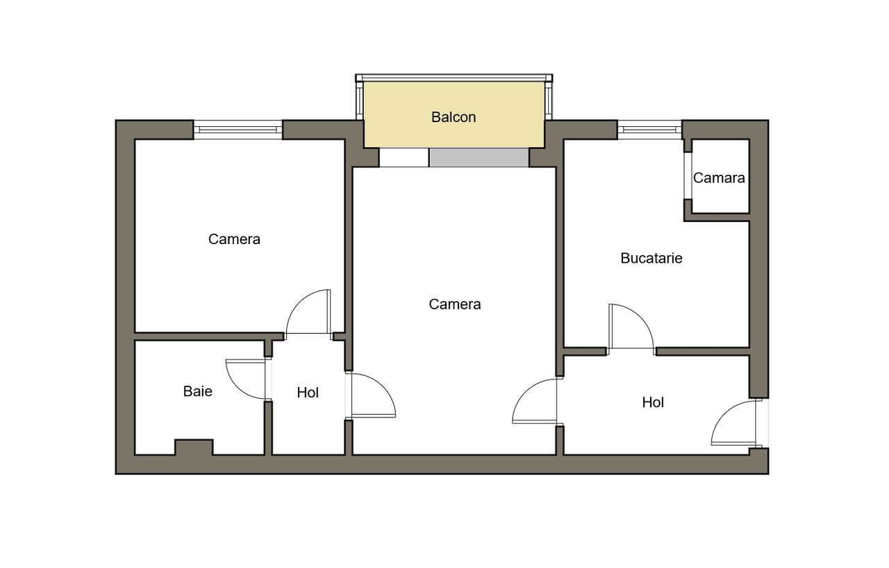 De vanzare ap 2 cam, confort 1, etaj 2/4, Cal 6 Vanatori-6