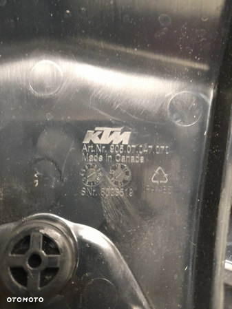 KTM 125 RC Siedzenie tylne pasażera nakładka 90507047070 - 4