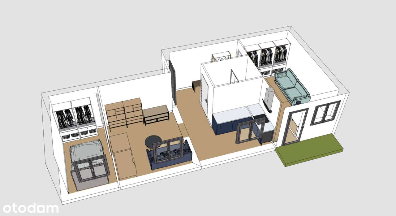 3 lub 2 POKOJE Sosnowiec, Zagórze, ul. Romana Dmowskiego-0