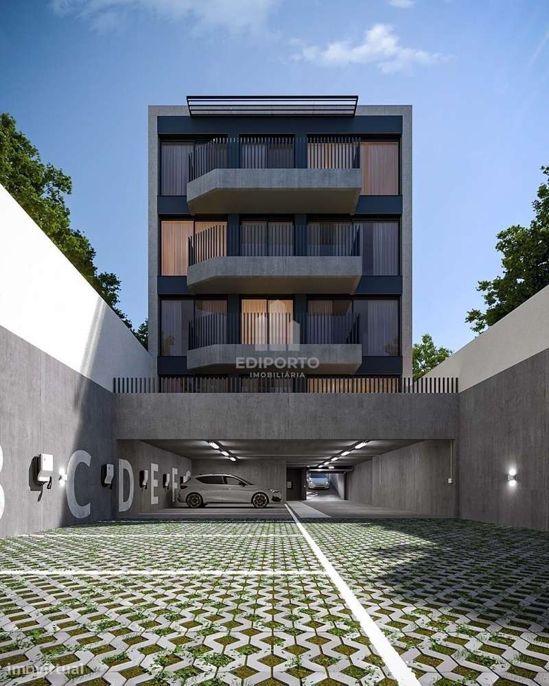 Apartamento T2 com Varanda e Garagem em Condomínio Fechado Conforto, Q - Grande imagem: 5/18