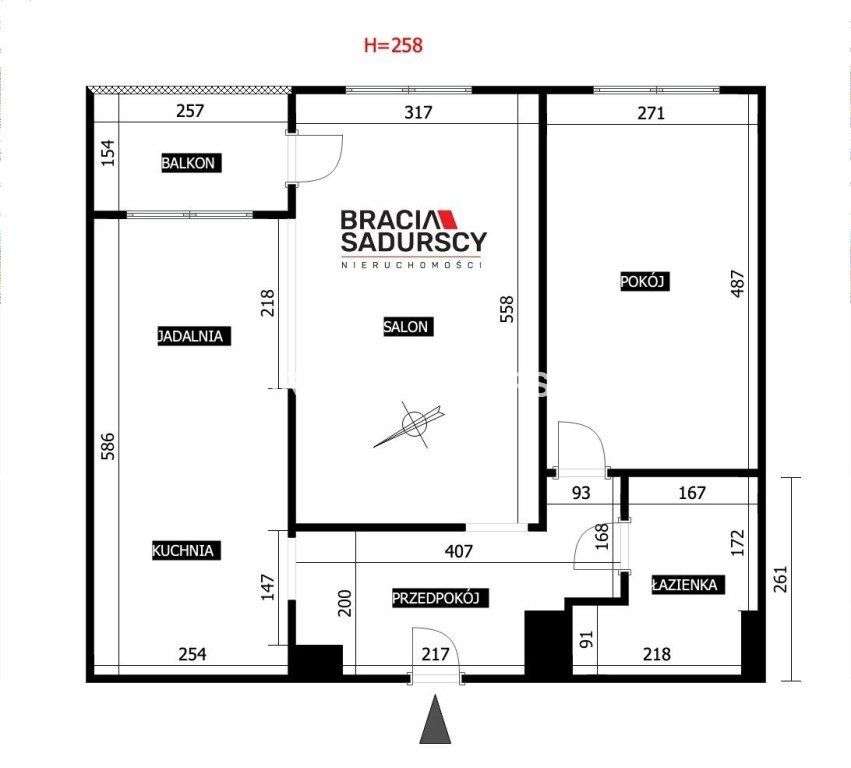 Sprzedam, duża kuchnia, 2-pok z balkonem-2