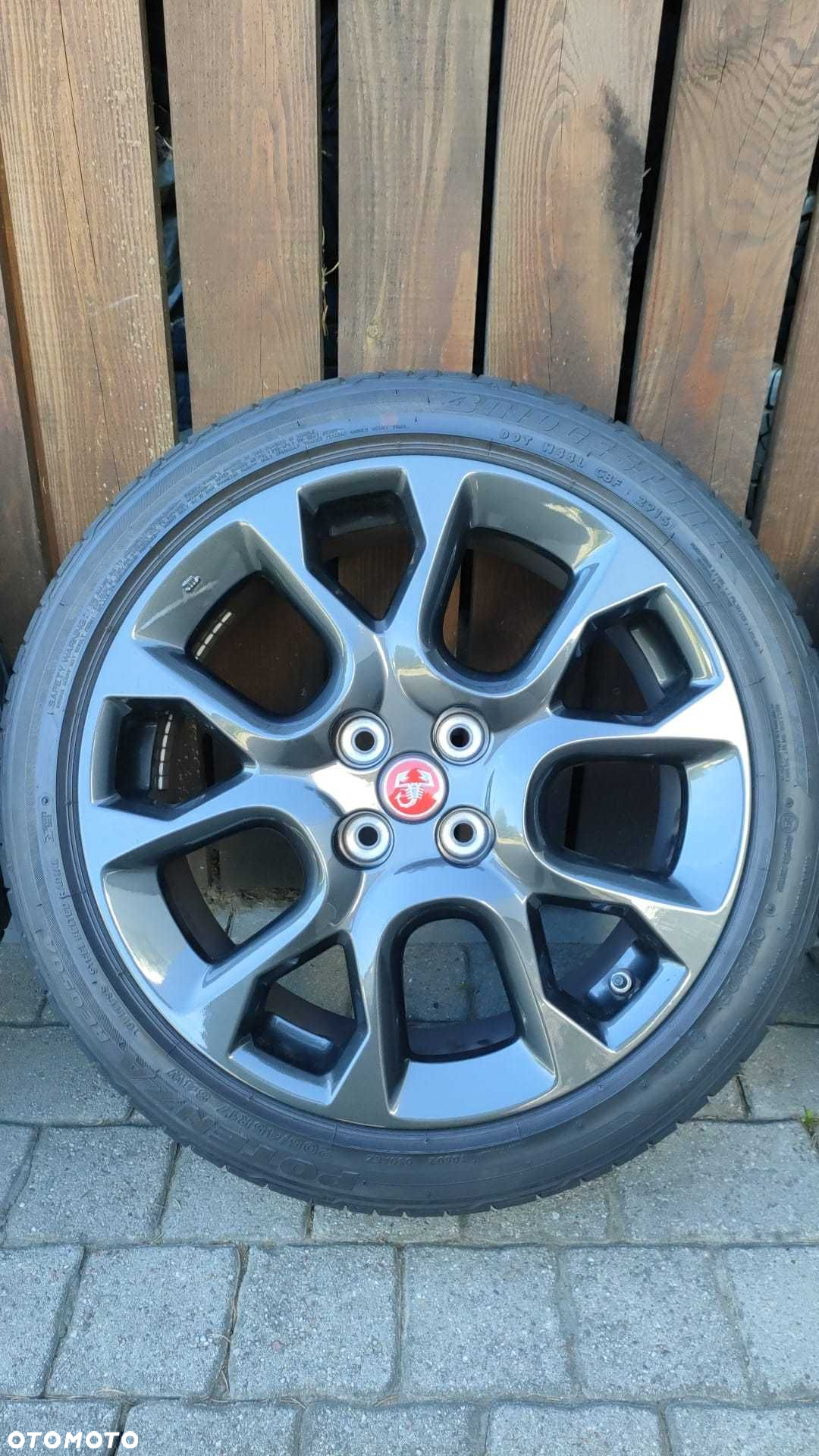 Koła Fiat Spider Suzuki 17''4x100 opony Bridgestone 205/45/17 (OL1634) - 6