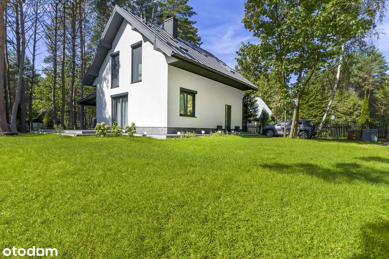 Czerwona Wola Nowoczesny dom nad rzeką w otulinie lasu - Pełny obrazek: 3/20